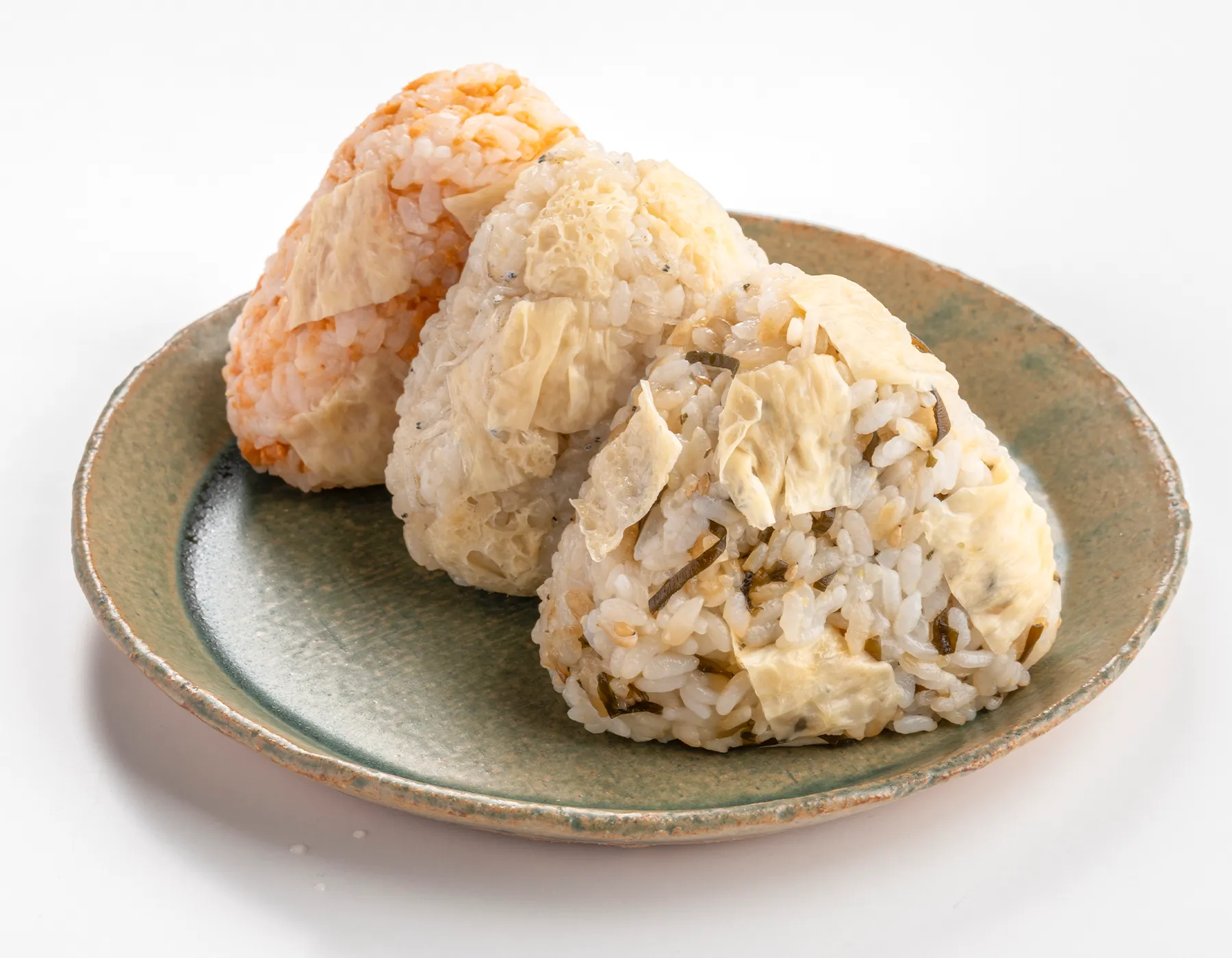 湯葉おにぎり3種