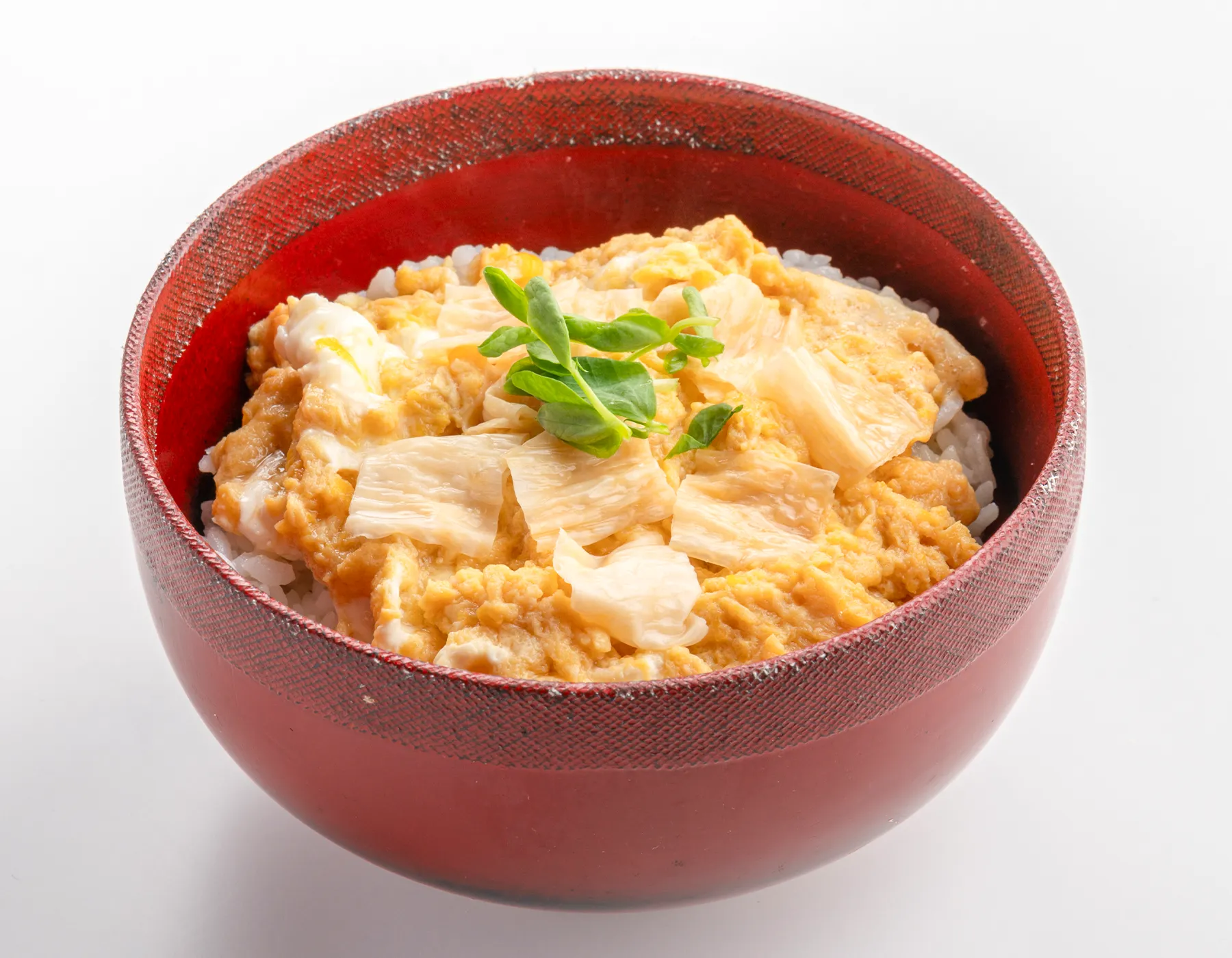 プラスゆばの卵とじ丼 — 調理時間5分